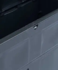 vidaXL Garden Storage Box 320 L Black