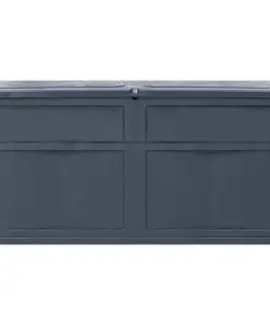 vidaXL Garden Storage Box 320 L Black