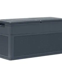 vidaXL Garden Storage Box 320 L Anthracite