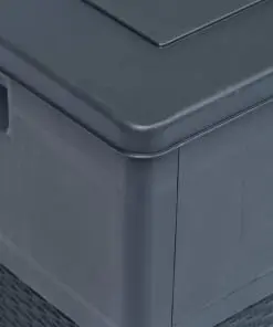 vidaXL Garden Storage Box 320 L Anthracite