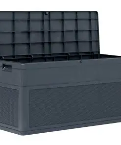 vidaXL Garden Storage Box 320 L Anthracite