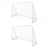 vidaXL Football Goal Nets Steel 2 pcs 240x90x150 cm vidaXL Football Goal Nets Steel 2 pcs 240x90x150 cm