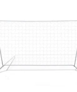 vidaXL Football Goal Nets Steel 2 pcs 240x90x150 cm