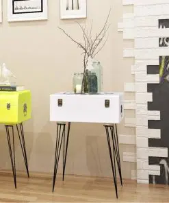 vidaXL Bedside Cabinets 2 pcs 40x30x57 cm White