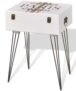 vidaXL Bedside Cabinets 2 pcs 40x30x57 cm White
