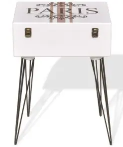 vidaXL Bedside Cabinets 2 pcs 40x30x57 cm White