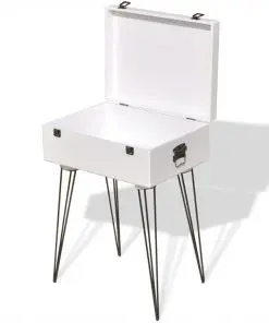 vidaXL Bedside Cabinets 2 pcs 40x30x57 cm White