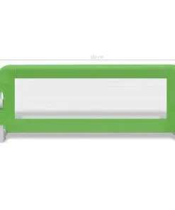 vidaXL Toddler Safety Bed Rail 2 pcs Green 102×42 cm