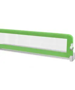 vidaXL Toddler Safety Bed Rail 2 pcs Green 150×42 cm