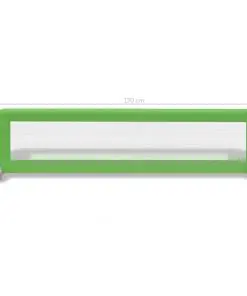 vidaXL Toddler Safety Bed Rail 2 pcs Green 150×42 cm