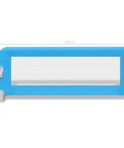 vidaXL Toddler Safety Bed Rail 2 pcs Blue 102×42 cm