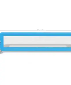 vidaXL Toddler Safety Bed Rail 2 pcs Blue 150×42 cm