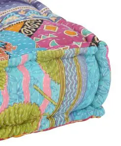 vidaXL Pallet Sofa Cushion Multicolour Fabric Patchwork