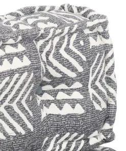 vidaXL Pallet Sofa Cushion Grey Fabric Patchwork