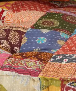vidaXL Pallet Sofa Cushion Multicolour Fabric Patchwork