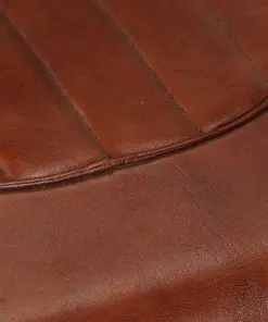 vidaXL Aviator Armchair Brown Real Leather