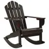 vidaXL Garden Rocking Chair Wood Brown