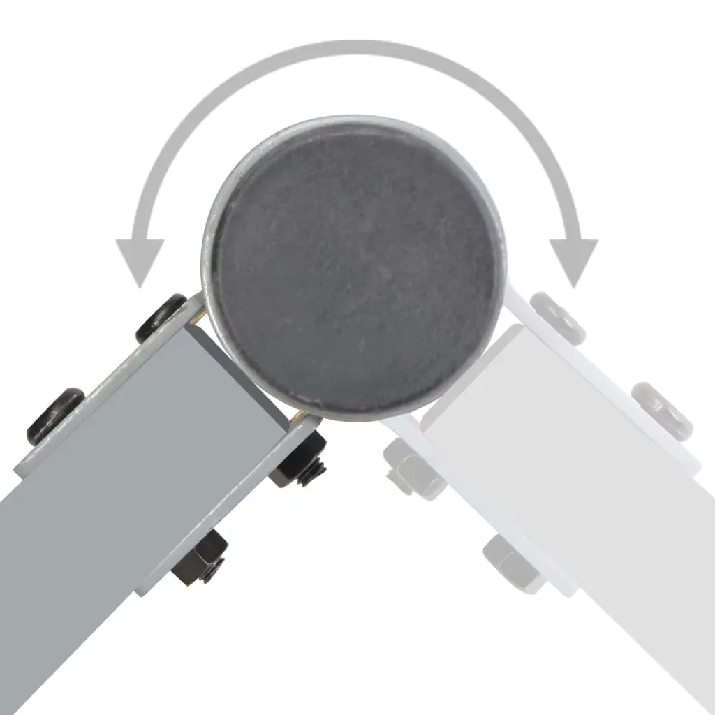 vidaXL Fence Panel 3 pcs Fabric 540×180 cm Anthracite