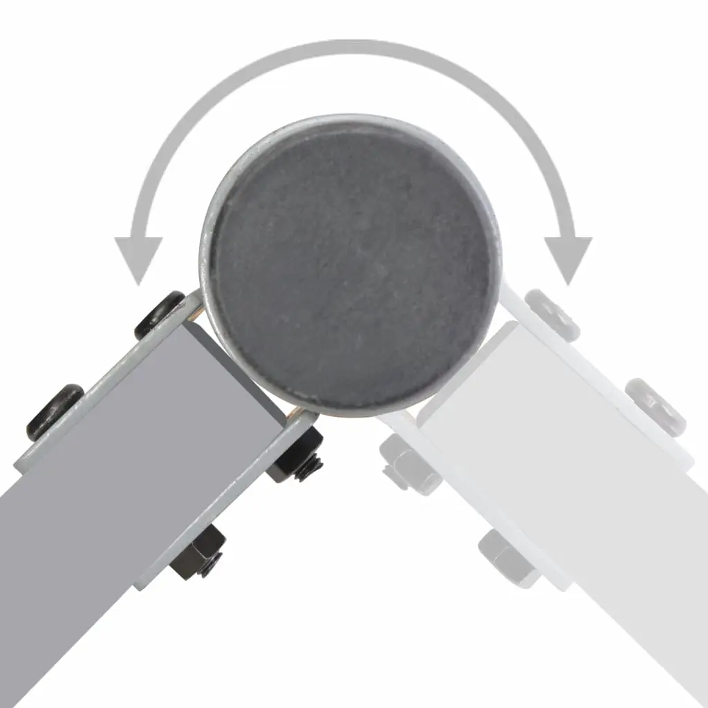 vidaXL Fence Panel 4 pcs Fabric 720×180 cm Anthracite