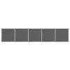 vidaXL Fence Panel 5 pcs Fabric 900×180 cm Anthracite vidaXL Fence Panel 5 pcs Fabric 900×180 cm Anthracite