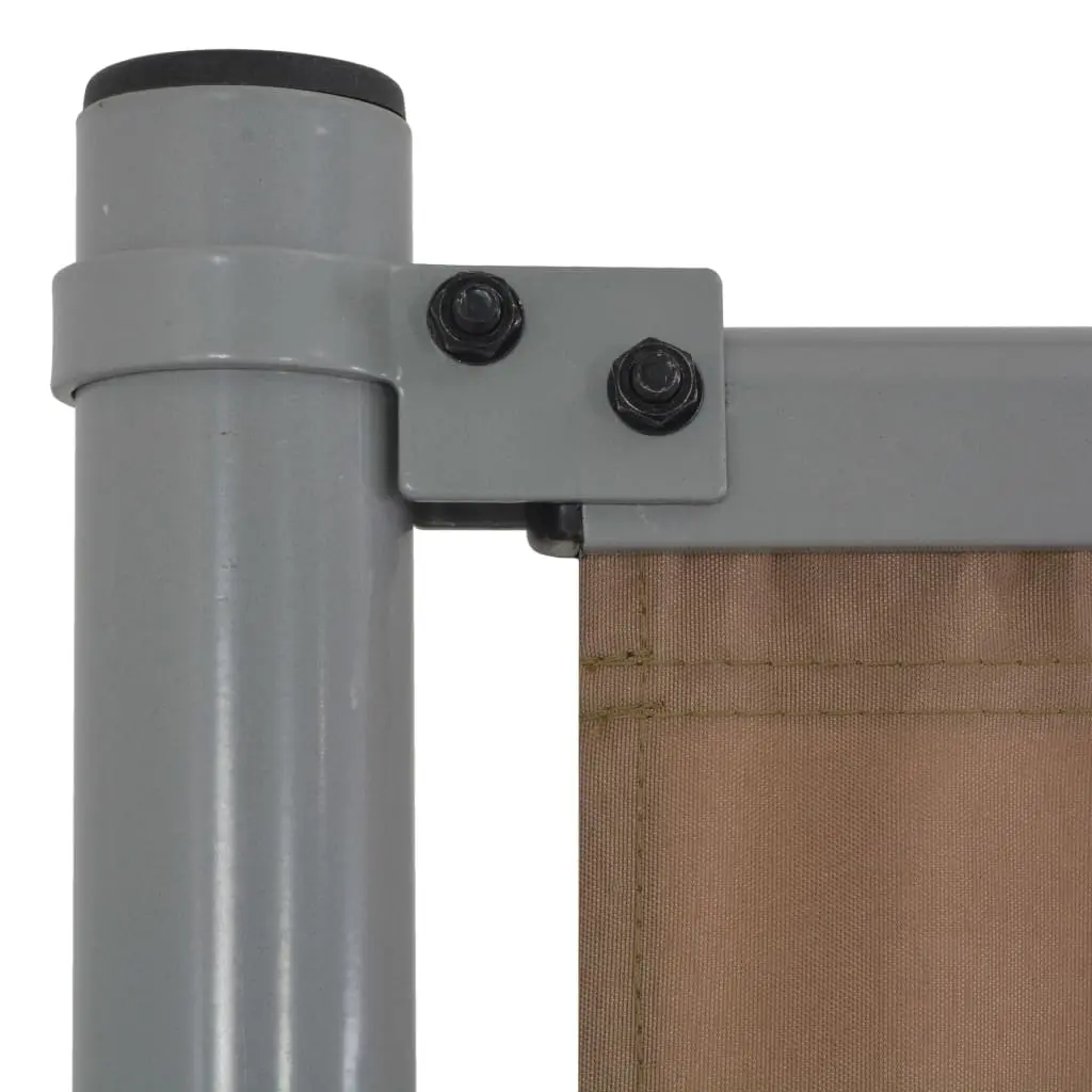vidaXL Fence Panel 3 pcs Fabric 540×180 cm Taupe