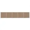 vidaXL Fence Panel 5 pcs Fabric 900×180 cm Taupe