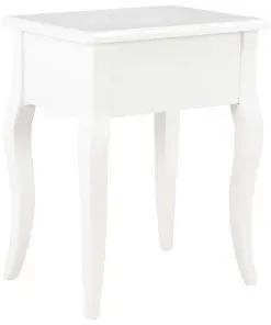 vidaXL Nightstand White 40x30x50 cm Solid Pine Wood