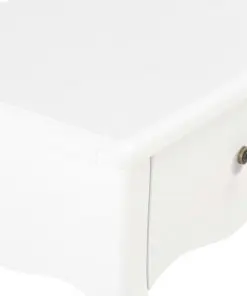 vidaXL Nightstand White 40x30x50 cm Solid Pine Wood