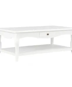 vidaXL Coffee Table White 110x60x40 cm MDF