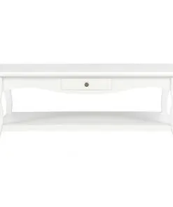 vidaXL Coffee Table White 110x60x40 cm MDF