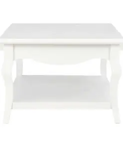 vidaXL Coffee Table White 110x60x40 cm MDF
