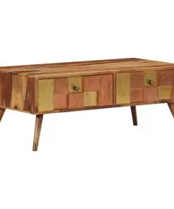 vidaXL Coffee Table 100x50x39 cm Solid Sheesham Wood
