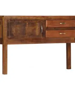 vidaXL Sideboard 118x30x75 cm Solid Mango Wood