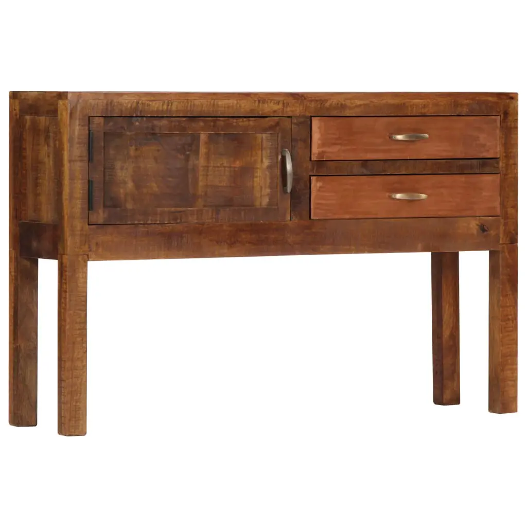 vidaXL Sideboard 118x30x75 cm Solid Mango Wood