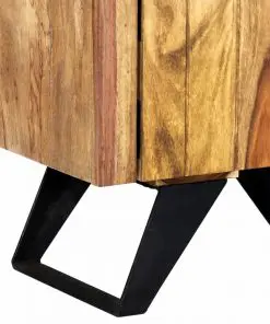 vidaXL Highboard 45x28x180 cm Solid Sheesham Wood