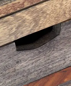 vidaXL Coffee Table Grey 100x55x30 cm Solid Sheesham Wood