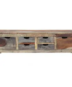 vidaXL Coffee Table Grey 100x55x30 cm Solid Sheesham Wood