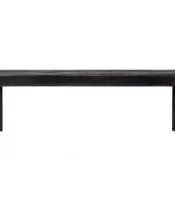 vidaXL Coffee Table Black 110x50x35 cm Solid Mango Wood
