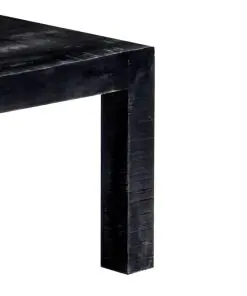 vidaXL Coffee Table Black 110x50x35 cm Solid Mango Wood