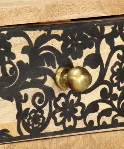 vidaXL TV Cabinet 100x30x45 cm Solid Mango Wood