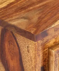 vidaXL TV Cabinet 118x30x40 cm Solid Sheesham Wood