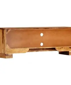 vidaXL TV Cabinet 118x30x40 cm Solid Sheesham Wood