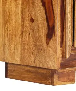 vidaXL TV Cabinet 118x30x40 cm Solid Sheesham Wood