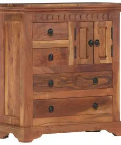 vidaXL Sideboard 62x30x75 cm Solid Acacia Wood