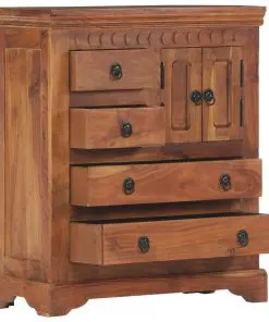 vidaXL Sideboard 62x30x75 cm Solid Acacia Wood