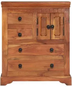 vidaXL Sideboard 62x30x75 cm Solid Acacia Wood