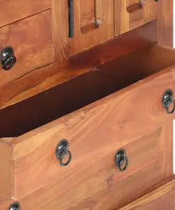 vidaXL Sideboard 62x30x75 cm Solid Acacia Wood