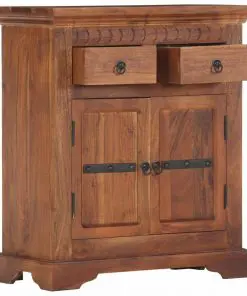 vidaXL Sideboard 63x30x75 cm Solid Acacia Wood