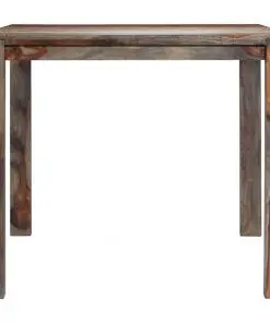 vidaXL Dining Table Grey 180x90x76 cm Solid Sheesham Wood