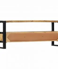 vidaXL TV Cabinet 130x30x50 cm Solid Mango Wood